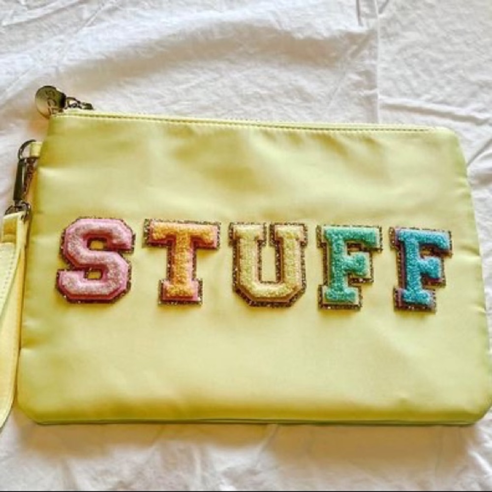 STUFF Patch Flat Pouch - Stoney Clover x Target Light Yellow